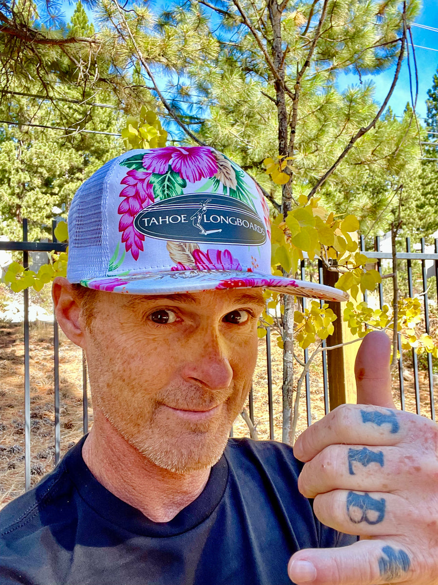 Hibiscus Adjustable Mesh Hat