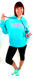 TLB Scuba Blue And Pink Classic Hoodie
