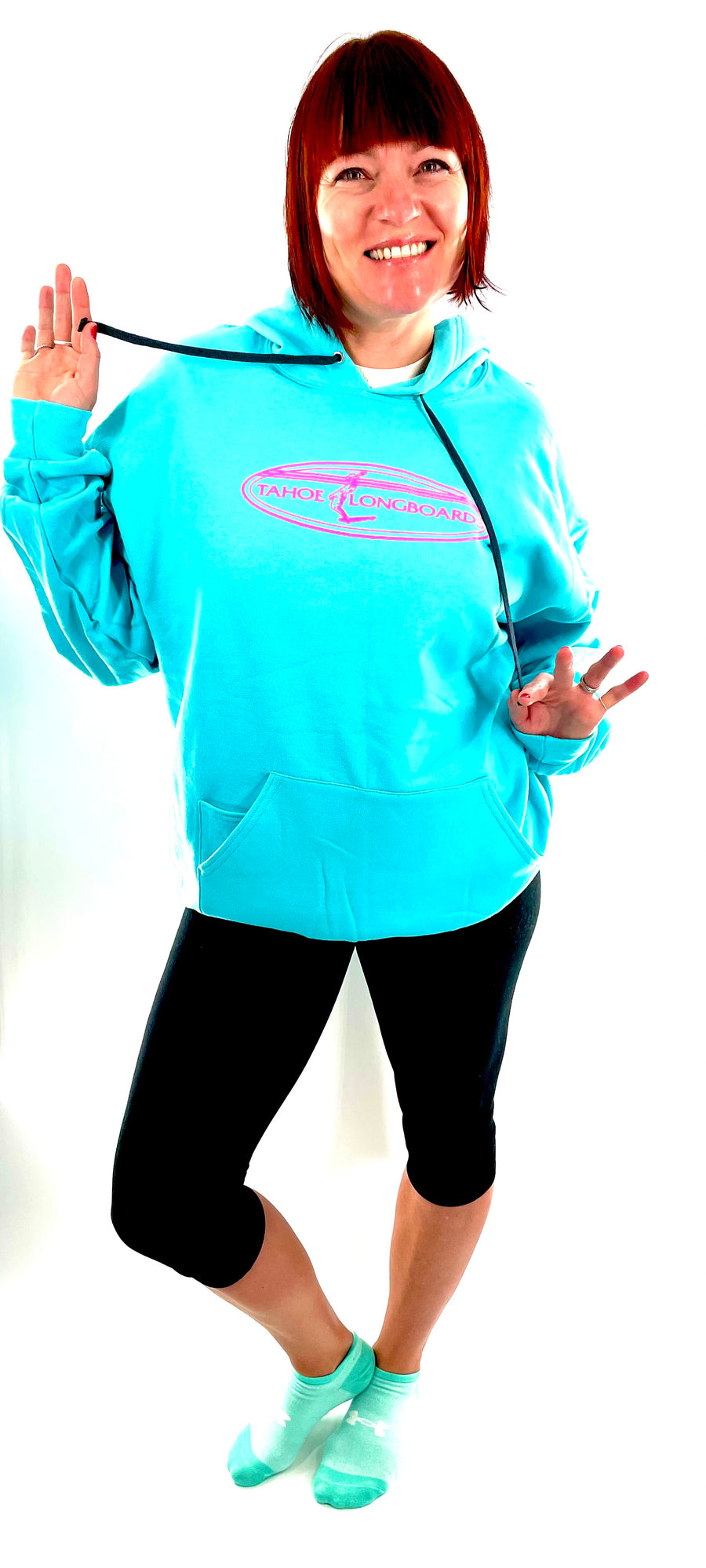 TLB Scuba Blue And Pink Classic Hoodie
