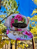 Hibiscus Adjustable Mesh Hat