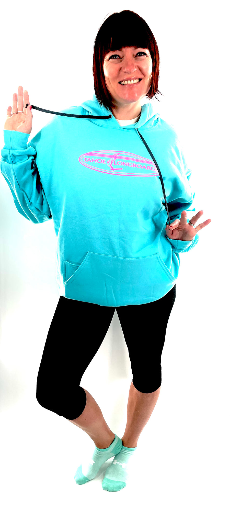 TLB Scuba Blue And Pink Classic Hoodie