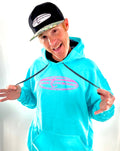 TLB Scuba Blue And Pink Classic Hoodie