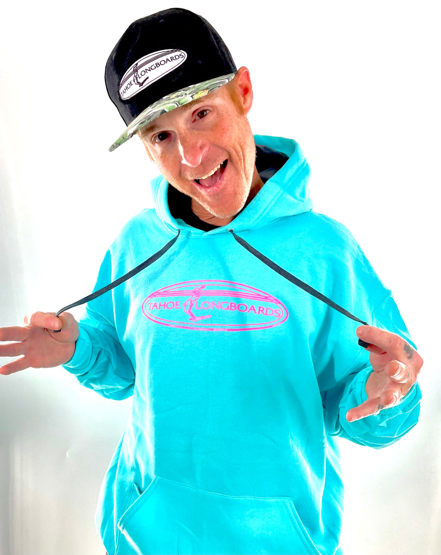 TLB Scuba Blue And Pink Classic Hoodie